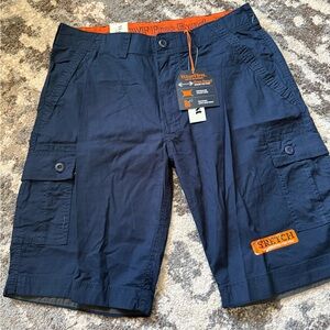 West First Men's Navy Cargo Shorts